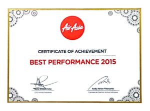 Air Asia (Best Performance 2015)